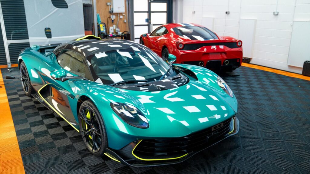 Aston Martin Valhalla PPF Installation – Full Vehicle Protection in Podium Green