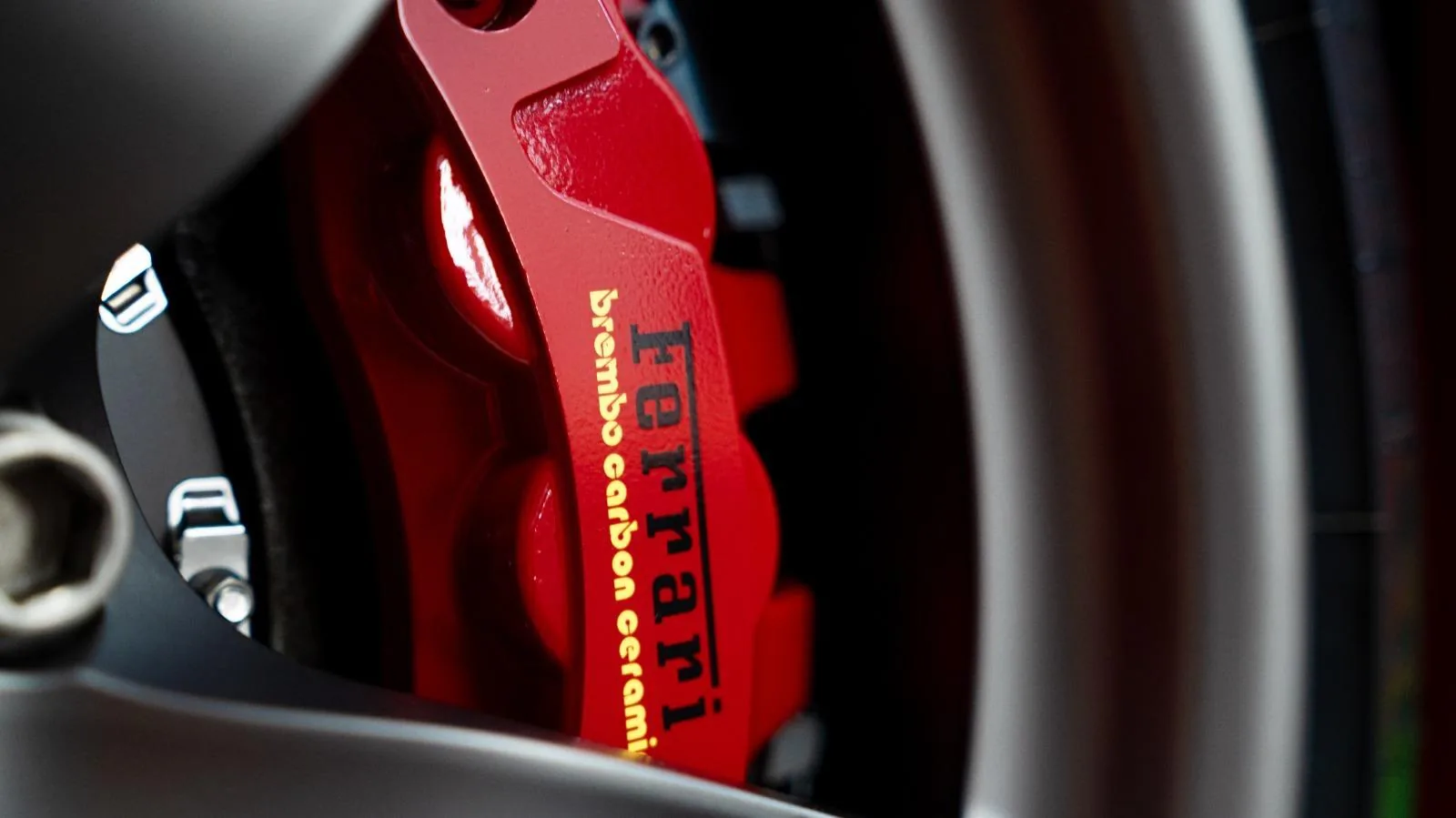 Ferrari Brembo carbon-ceramic brake caliper
